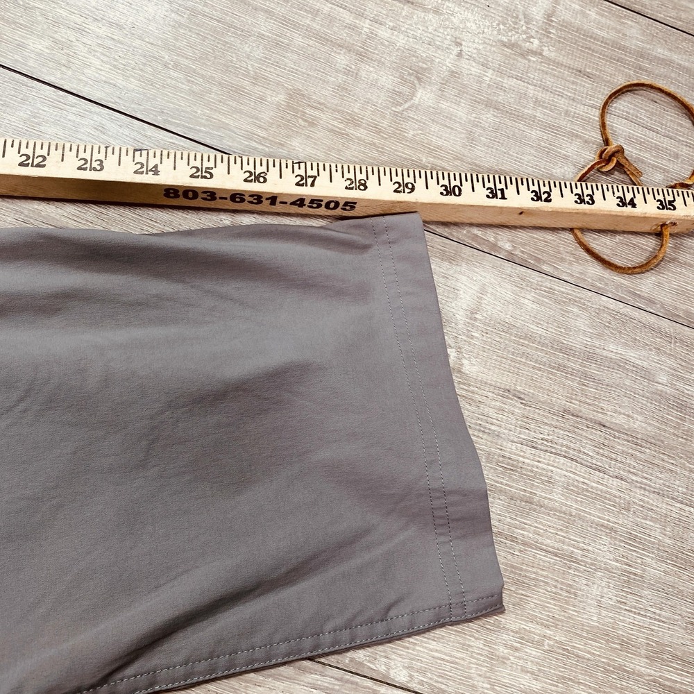 Orvis Pants Mens 34x29 Gray Hiking Water Repellent‎ Stretch Zip Media Pocket - Picture 12 of 13
